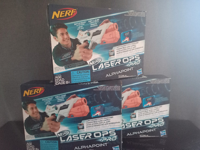 Laser  Ops Pro AlphaPoint Tag by Nerf set of three new in box in Toys & Games in Barrie - Image 2