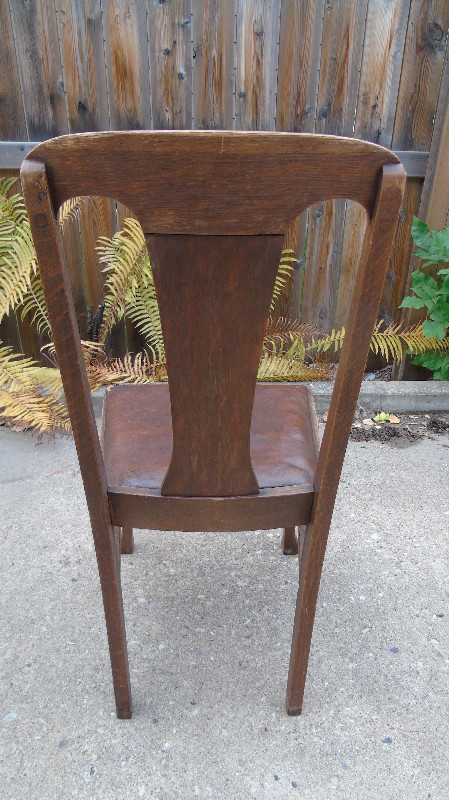 TWO VINTAGE WOODEN CHAIRS FOR SALE! in Chairs & Recliners in Edmonton - Image 3