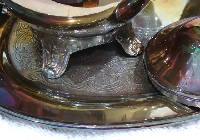 Vintage Silver Plate Coffee Set for your Home Décor OR for ... ! in Kitchen & Dining Wares in Oshawa / Durham Region - Image 8