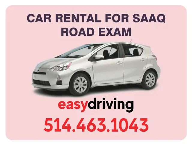 SAAQ Road Exam Car Rental – Easy Driving School63882172463875120