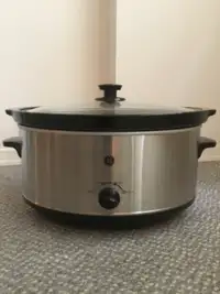 GE Slow Cooker | Stainless Steel (6.5 quart) {NEW}