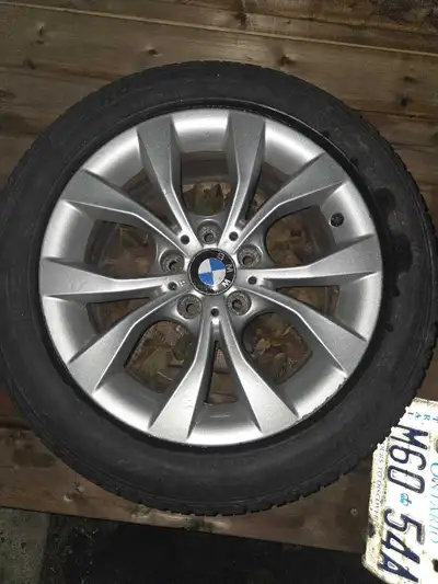 4 225/50R17 All weather tires on BMW X-1 Rims less than 1000 km since new. Car is gone. No issues wi...
