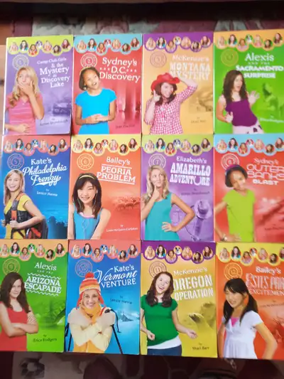 CAMP CLUB GIRLS SET OF 12 CHAPTER BOOKS. Volumes 1 thru 12. . Awesome set for pre-teen/ Teen. I purc...