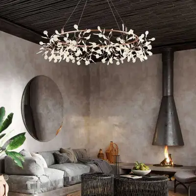 “Nikē” Chandelier - Inspired Greek Olive Wreath, View more