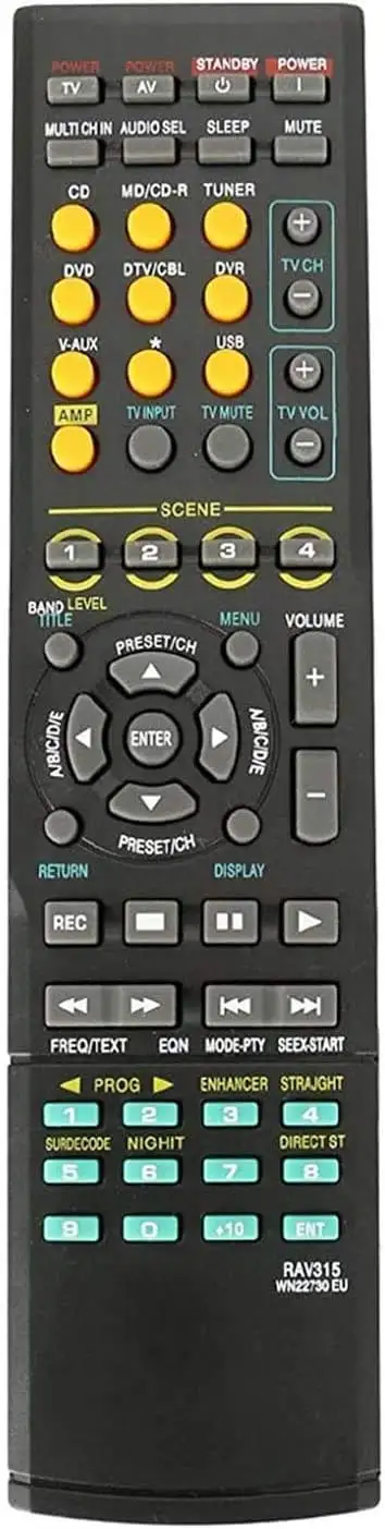 Remote Control for Yamaha Audio Video Receiver, View more