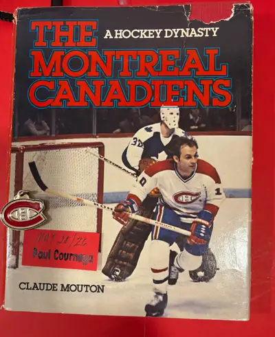 Montreal Canadiens Hockey Dynasty 4  Signed Boo, View more