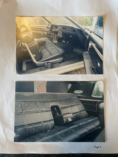 1973 Mercury Meteor two door coupe (landau roof) in mint condition. Silver metallic with partial blu...