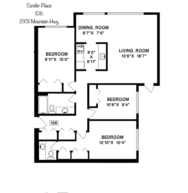 Spacious 3-Bedroom Apartment  Central Lynn Valley Private Patio in Long Term Rentals in North Shore - Image 8