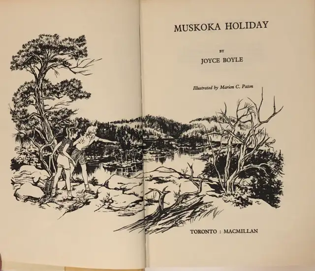 Vintage Cottage Country Book-Muskoka Holiday by Joyce Boyle.63008307685251121