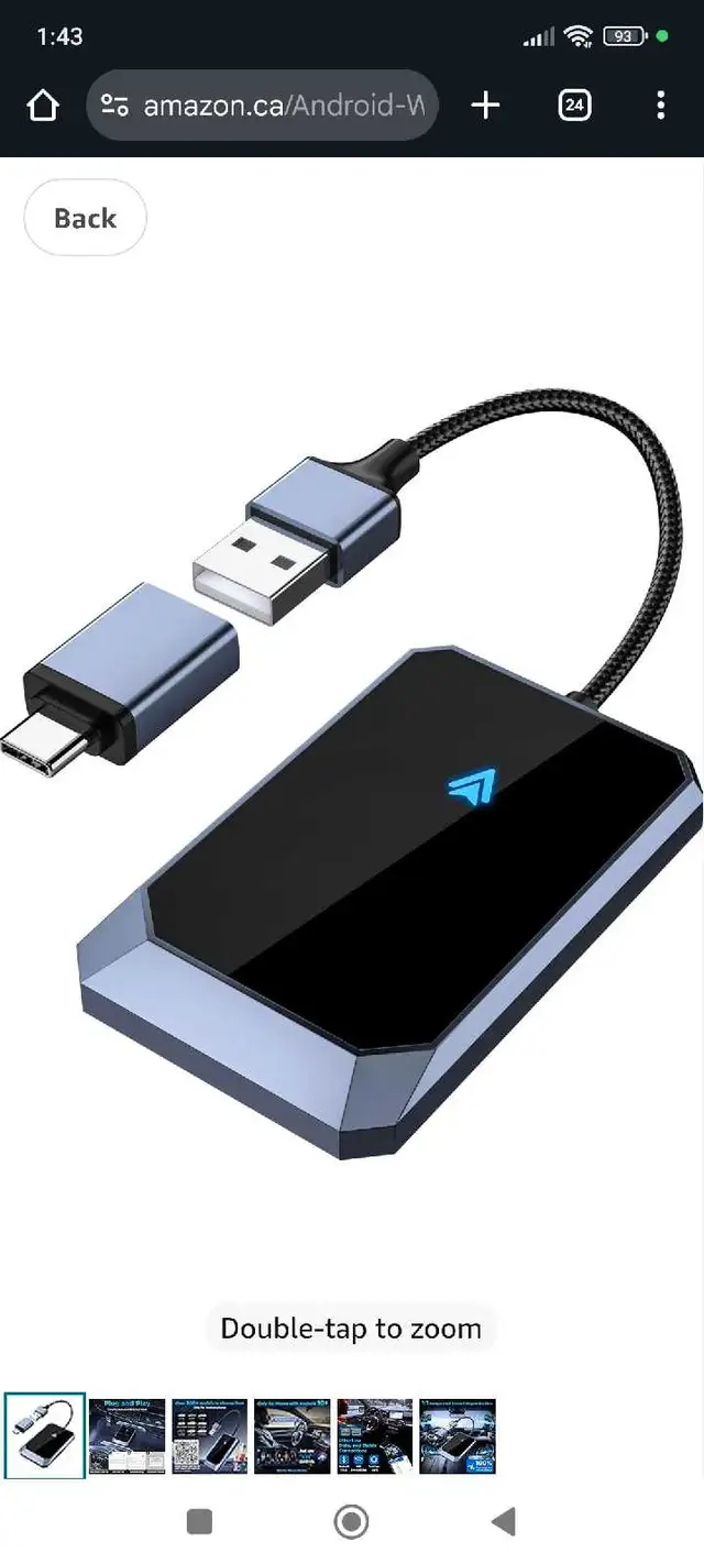Android Auto Wireless Adapter for Factory Wired Android Auto - I62863727458179128