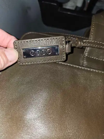 Ecco leather laptop briefcase, View more