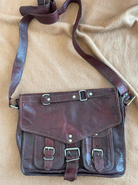 Leather Bag for laptop books etc