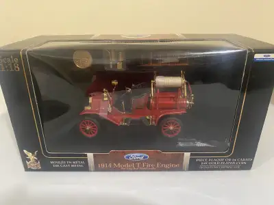1:18 Diecast Ford 1914 Model T Fire Engine, View more