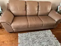 2 piece & 3 piece Couch taupe colour
