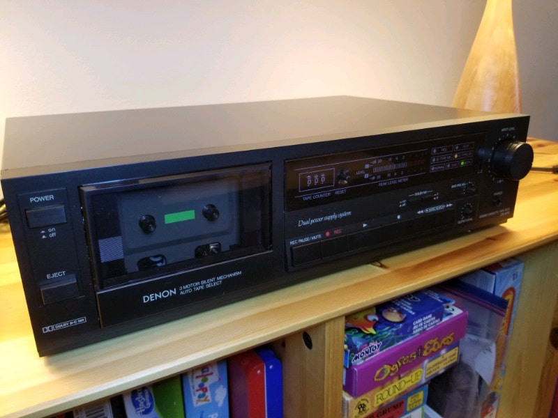 High End 1985 Denon Tape Cassette Deck AS IS Stereo Systems & Home