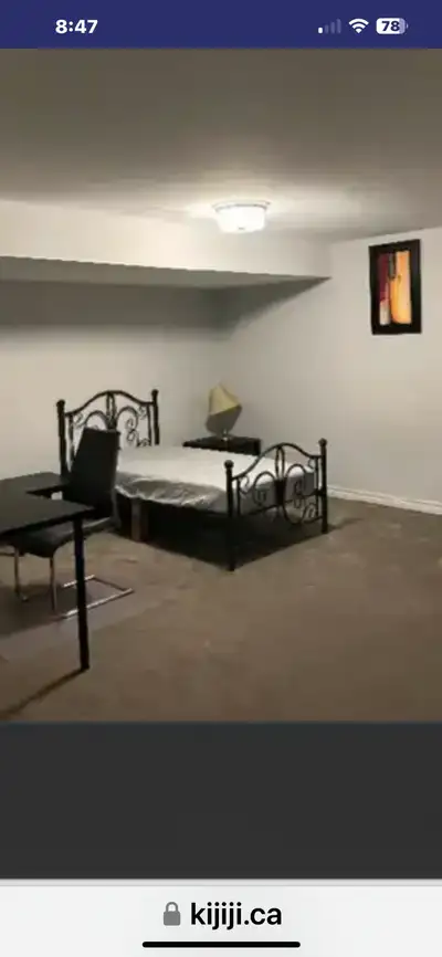 Large basement room $900 all included wifi washer dryer no pets No smoking working adult only not fr...