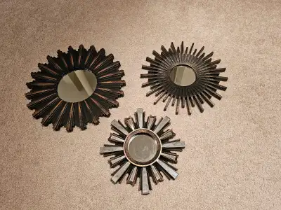 3-pieces Mirrors Set, View more