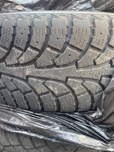 205 55 R16 winter tires 50-60% tread on them with steel rims please reply by email thanks