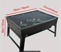 Portable, Foldable BBQ Grill: Perfect for Outdoor Camping, 