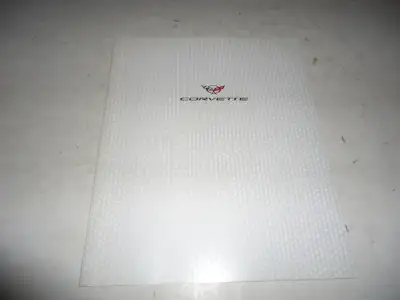 1999 Chevrolet Corvette Dealer Sales Brochure. Like New. See Pictures. Foldout Style Brochure. $15.0...