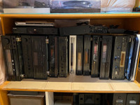 A galore of Audio/Video personal collection in stereo equipment