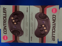 Sega Genesis 6 button controllers x 2