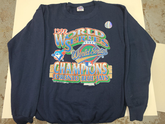 Vintage 1992 Toronto Blue Jays Worlds Series Champs Sweatshirt in Arts & Collectibles in St. Catharines