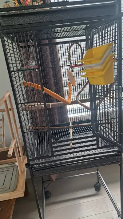 Belle cage pour oiseaux pour conure