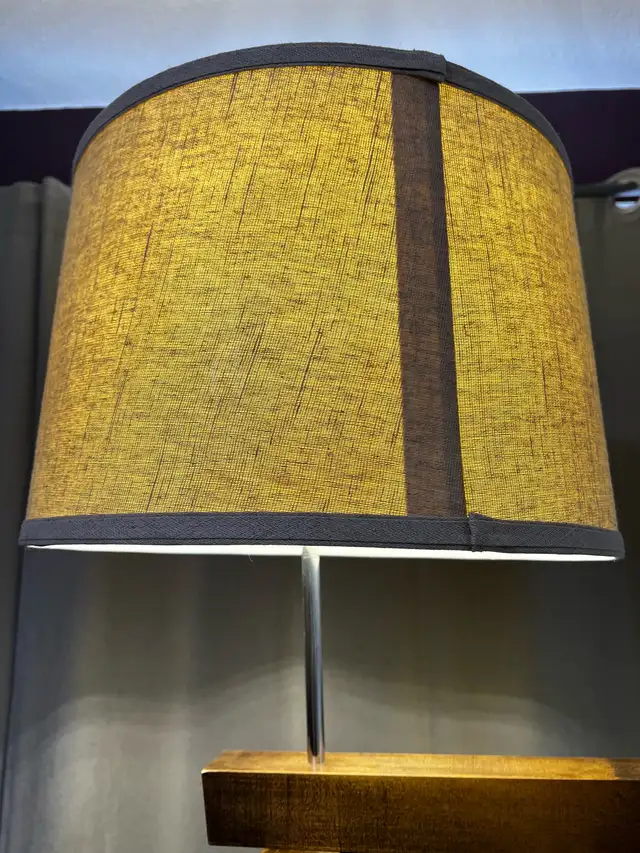 MCM Style Wooden Tripod Lamp w/ Hidden Cord Feature in Indoor Lighting & Fans in Gatineau - Image 11