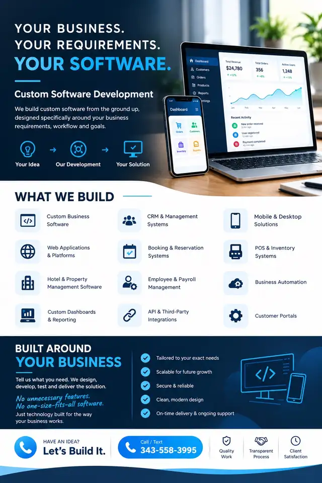 Website Development / Custom Software579665273323540482