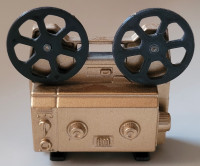 Vintage Die Cast Reel to Reel Movie Projector Pencil Sharpener
