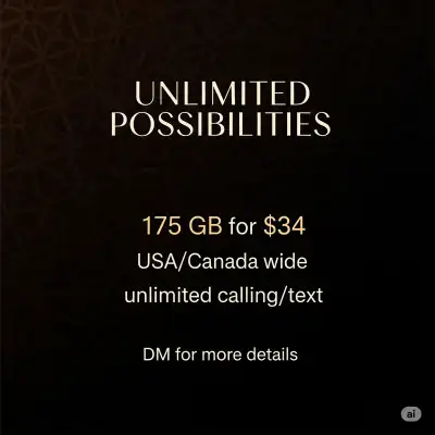 BYOD Deal: 175GB Data Just $34, View more