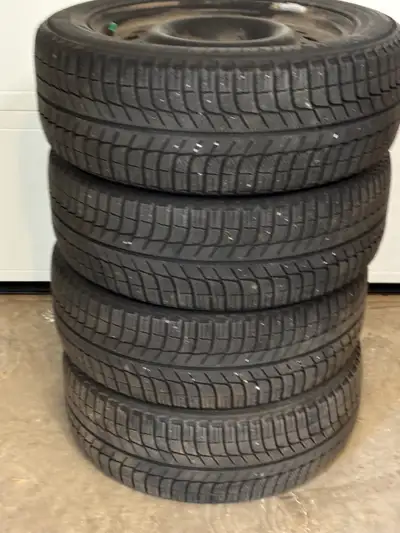 Michelin X ICE 3, 225/55 ,17. On rims .Subaru bolt pattern. 2/3 winters left on Tread
