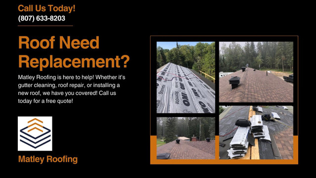 Roofing and repairs in Roofing in Thunder Bay - Image 2