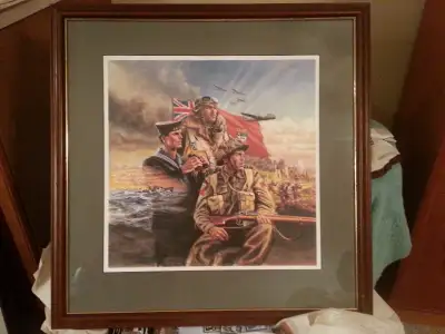 David Craig world war prints framed, View more