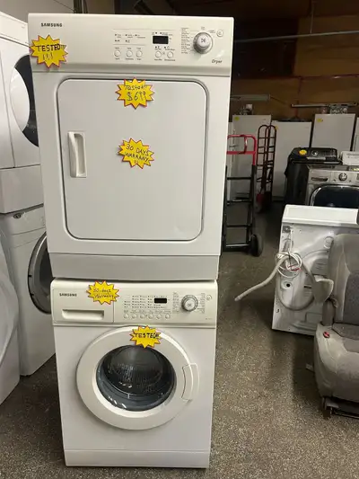 TAS APPLIANCE INC.- Samsung washer dryer set., View more