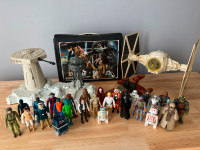 Vintage 1978 Kenner Star Wars 26 action figures + + +