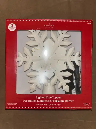 NEW! Ashland Lighted Tree Topper, View more