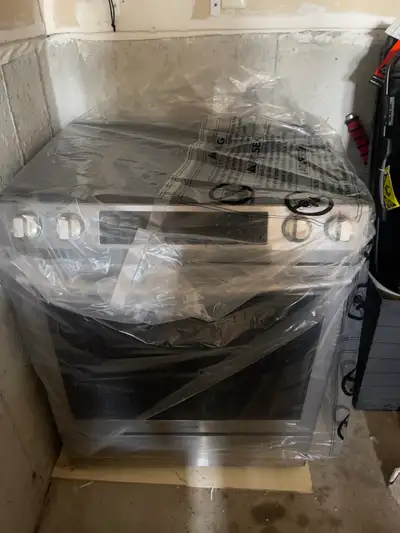 USED SS ELECTRIC STOVE - (NEED PARTS) BEST OFFER, View more