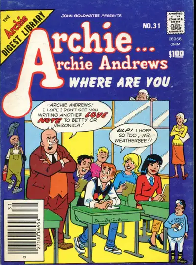 Archie... Archie Andrews, Where Are You? #31 - 8.5 Very Fine +, View more
