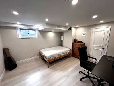 4-month Sub-lease Only!! All-inclusive, fully-furnished, renovated, Private Room in a Shared Basemen...