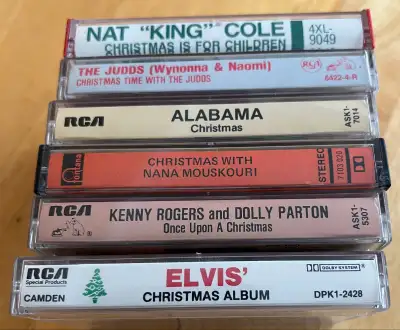Assorted tapes over 60 tapes there are 68 tapes availabe for sale will not sell them separately must...