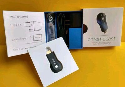 Google Chromecast Original TV Media Streaming Cast - With Box, View more