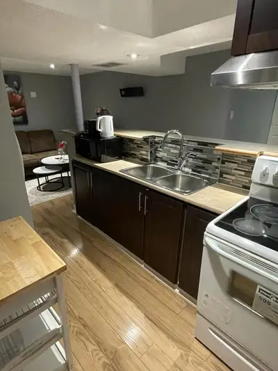 “Malton - Fully Furnished Basement w/ Parking - Utilities Includ