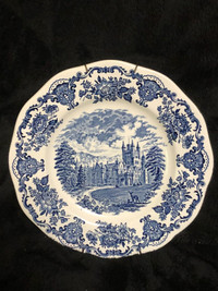 Royal Homes of Britain, Enoch, Wedgwood, blue transferware