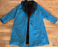 Warm insulated ladies women's coat jacket green XXL PLUS  1X