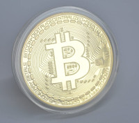 Bit Coin Gold Plating Bitcoin Virtual Currency Coin Collectibles