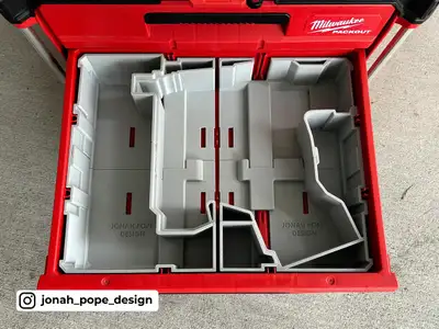 (Insert Only)Milwaukee Packout Insert and M18 Brad Nailer, View more