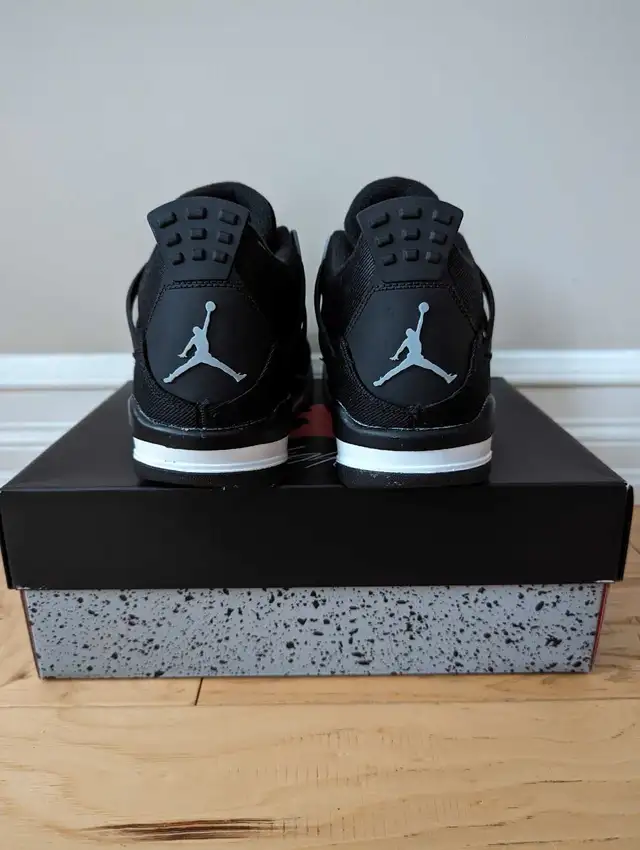 Jordan 4 Black Canvas GS  5y62863281521794123