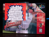 MLB Baseball Ken Griffey Jr. N64 Nintendo SEALED Showcase 319
